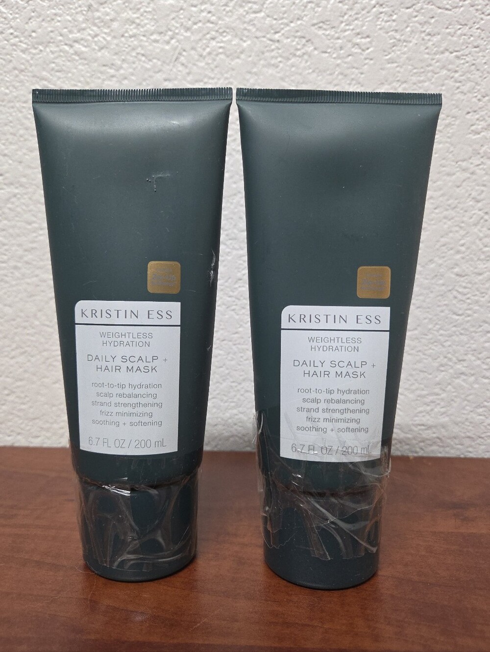 Kristin Ess Weightless Hydration Daily Scalp Hair Mask 6.7 Oz Set Of 2 Nwt